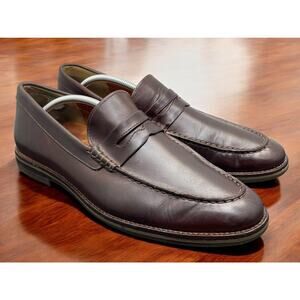Sperry GOLD CUP Crestnut Brown Penny Loafer Shoes Mens Size 10.5 Fast Shipping